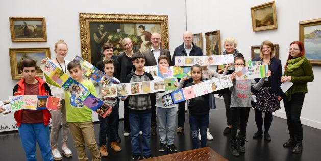 Grundschüler der Andersen-Schule entwickeln eigenen Kunstkoffer